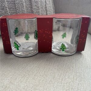 Christmas tree icon glasses